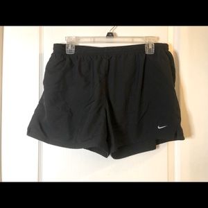 Nike lined running shorts, L